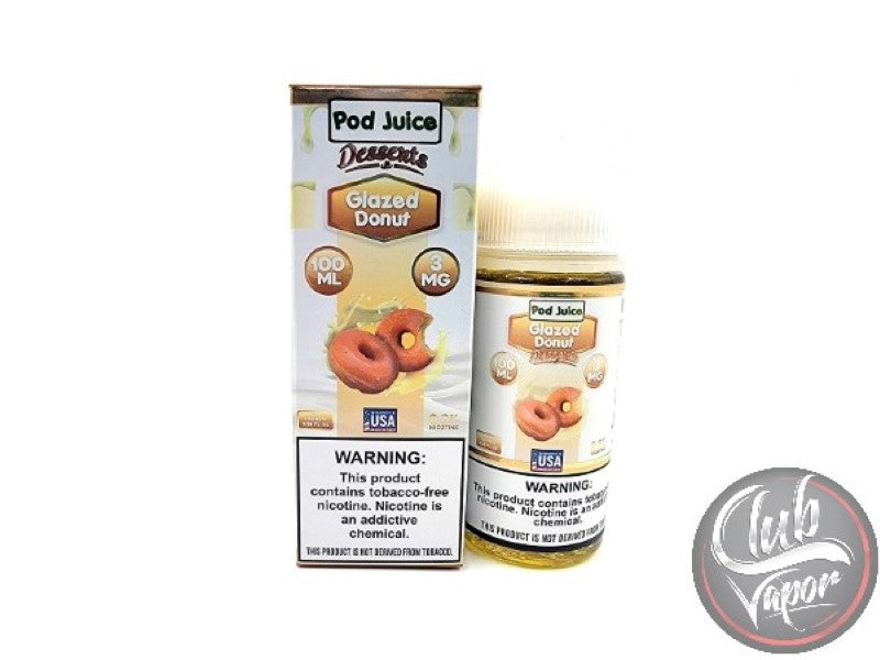 Glazed Donut 100mL E-liquid By Pod Juice