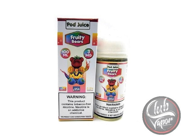 Fruity Bears 100mL E-liquid By Pod Juice Fruity Bears 100mL E-liquid By Pod Juice