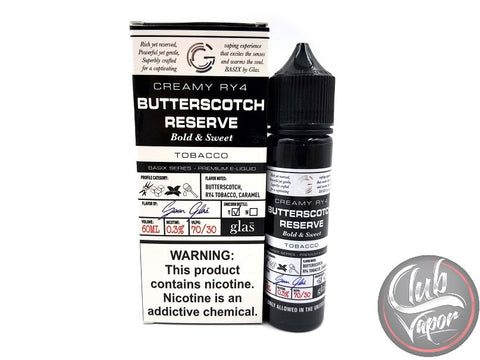 Butterscotch Reserve Basix Series by Glas E-Liquid 60mL