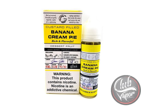 Banana Cream Pie Basix Series by Glas E-Liquid 60mL