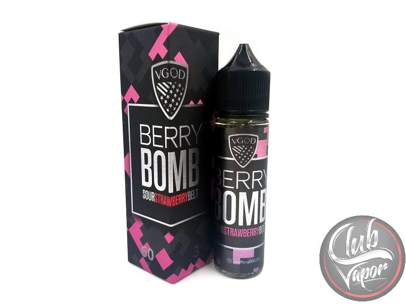 Berry Bomb Sour Strawberry Belt 60mL E-Liquid by VGOD