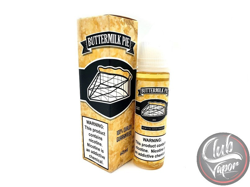 Buttermilk Pie E-Liquid by Primitive Vapor Co. 60mL