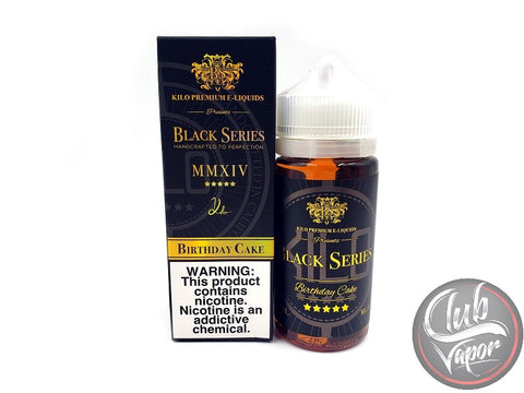 Birthday Cake 100mL E-Liquid by Kilo Black Series