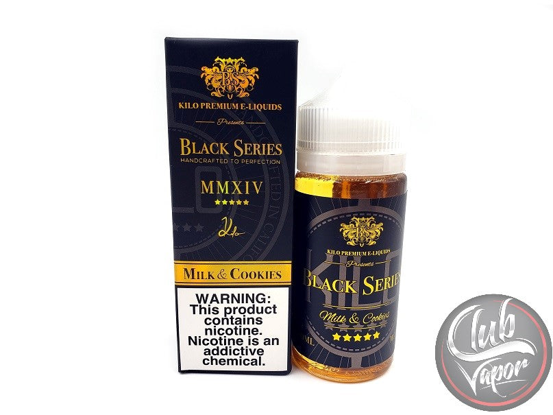 Milk & Cookies 100mL E-Liquid by Kilo Black Series