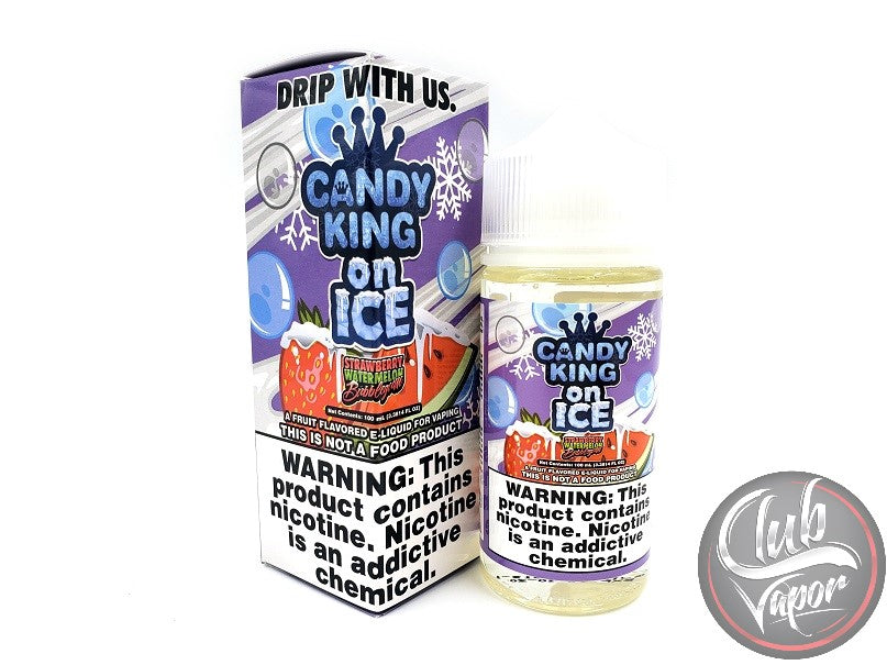 Iced Strawberry Watermelon Bubblegum E-Liquid by Drip More 100mL