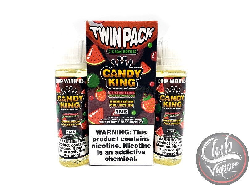Strawberry Watermelon Bubblegum 120mL E-Liquid by Drip More