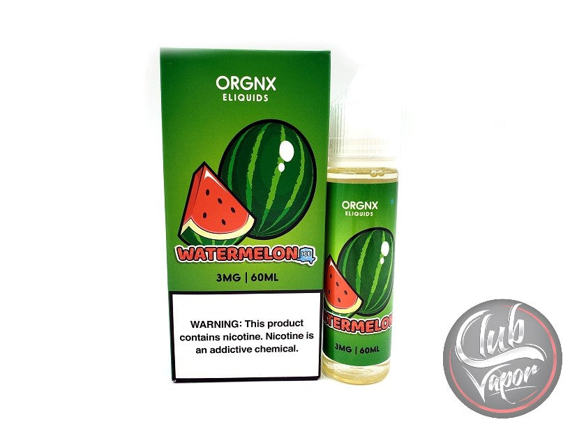 Ice Watermelon 60mL E-Juice by ORGNX Liquids