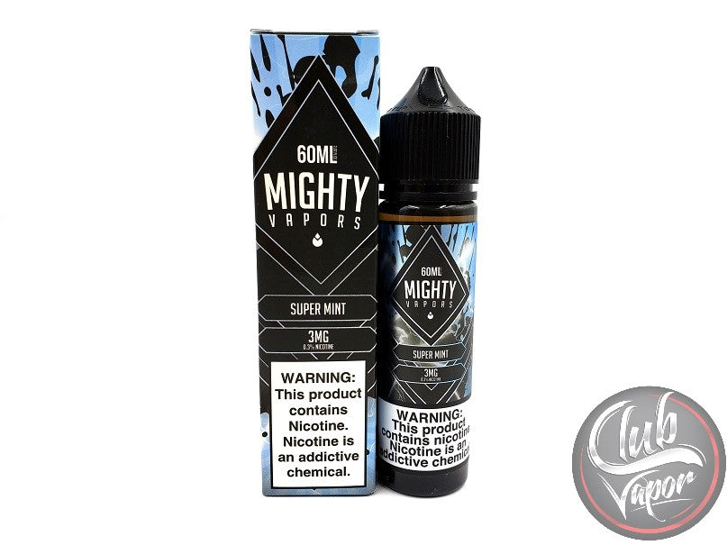 Super Mint 60mL E-Liquid by Mighty Vapors
