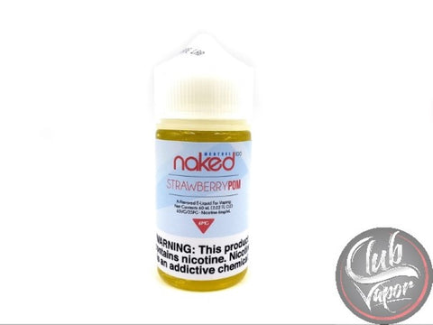 Strawberry Pom E Liquid by Naked 100 Menthol 60mL