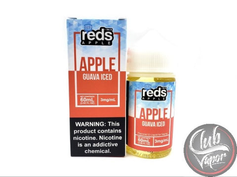 Guava Red's Apple ICED E-Juice by 7 Daze 60mL