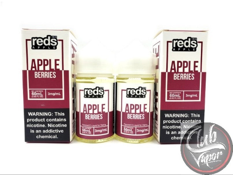 Berries Red's Apple E-Juice by 7 Daze 120mL