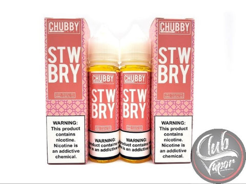 Bubble Strawberry 120mL E-Liquid by Chubby Bubble Vapes