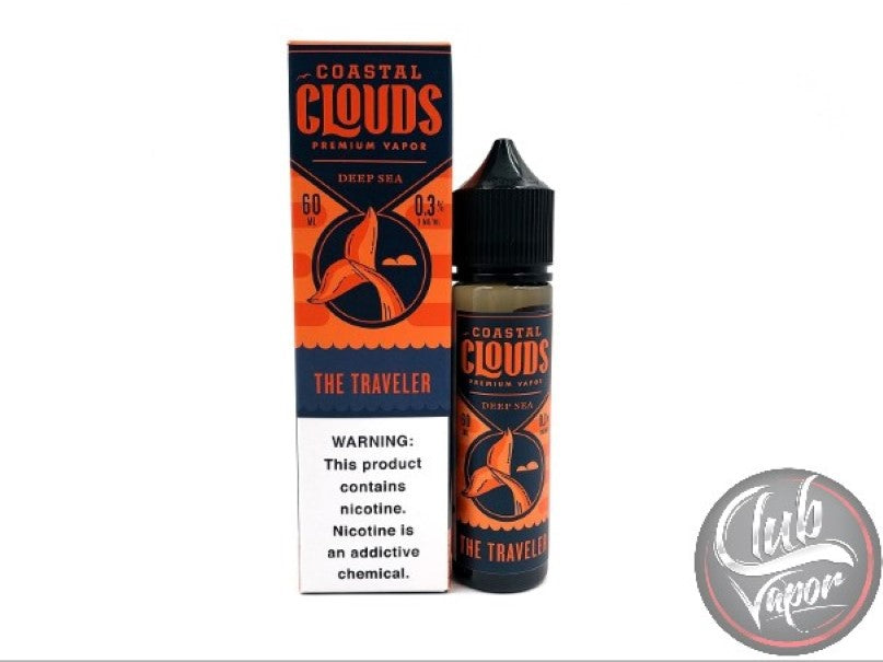 The Traveler 60mL E-Liquid by Coastal Clouds