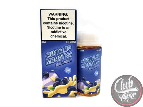 Blueberry Custard E-Liquid by Custard Monster 100mL