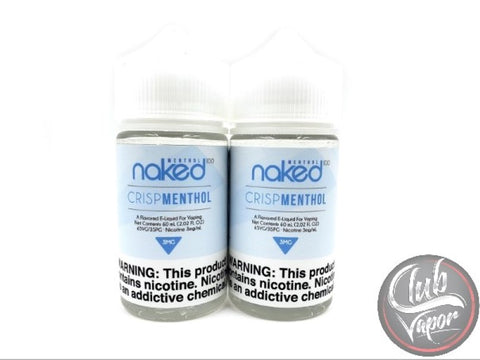 Crisp Menthol E-Liquid by Naked 100 Menthol 120mL