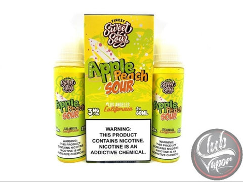 Apple Peach Sour E-Liquid by Finest Sweet & Sour 120mL