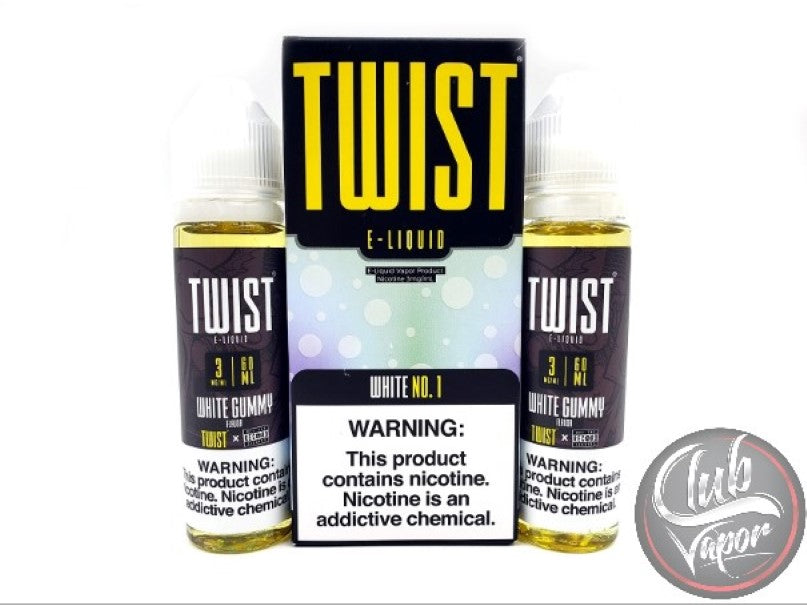 White No 1 E-Liquid by Twist E-Liquids 120mL