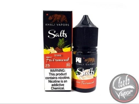 The Fairmont Salt E-Liquid by Khali Vapors Salts 30mL