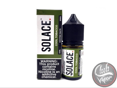 Cool Tobacco Salt E-Liquid by Solace Vapors Salts 30mL