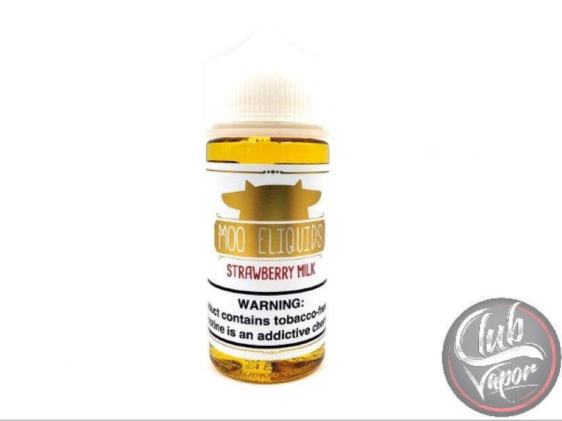 Strawberry Milk 100mL E-Liquid by Moo E-Liquids