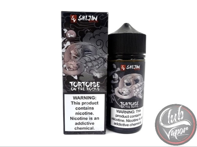 Tortoise Blood On The Rocks 100mL E-Liquid by Shijin Vapor