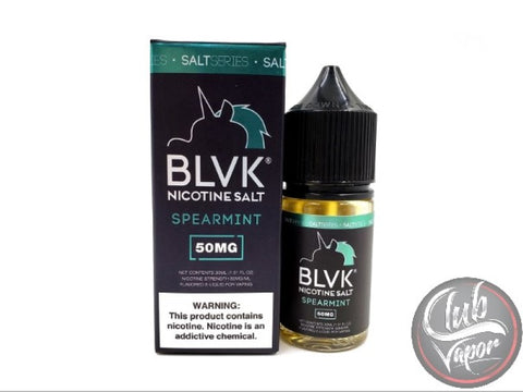 Spearmint Salt Nicotine E-Liquid 30mL by BLVK Unicorn