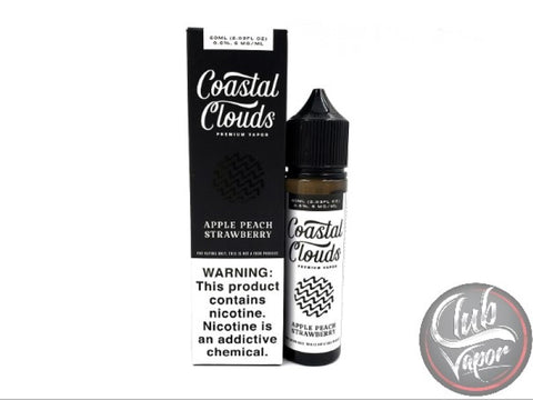 Apple Peach Strawberry 60mL E-Liquid by Coastal Clouds