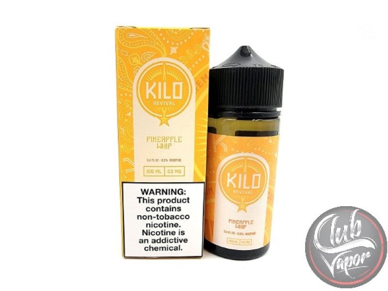 Pineapple Whip 100mL E-Liquid By KILO