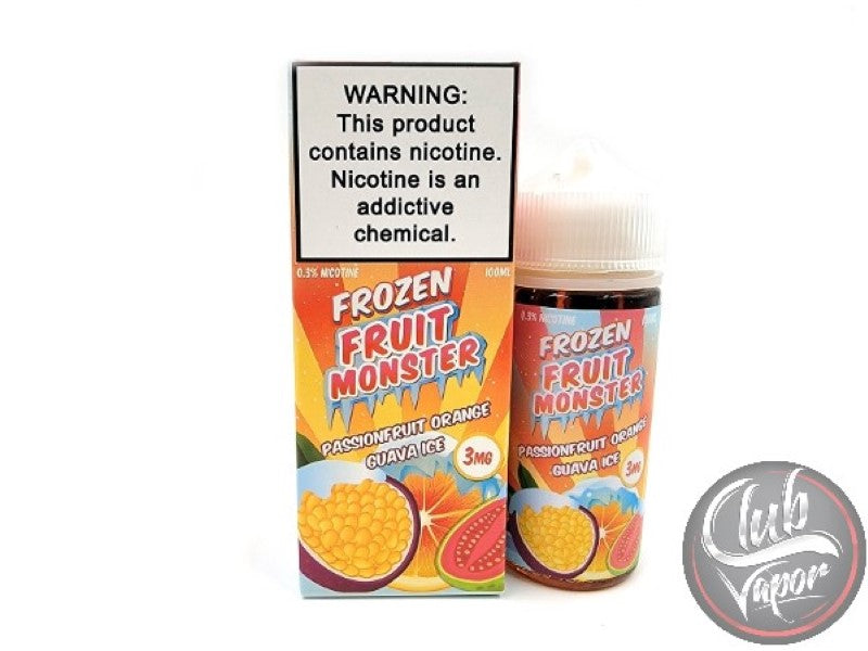 Ice Passionfruit Orange Guava E-Liquid by Frozen Fruit Monster 100mL