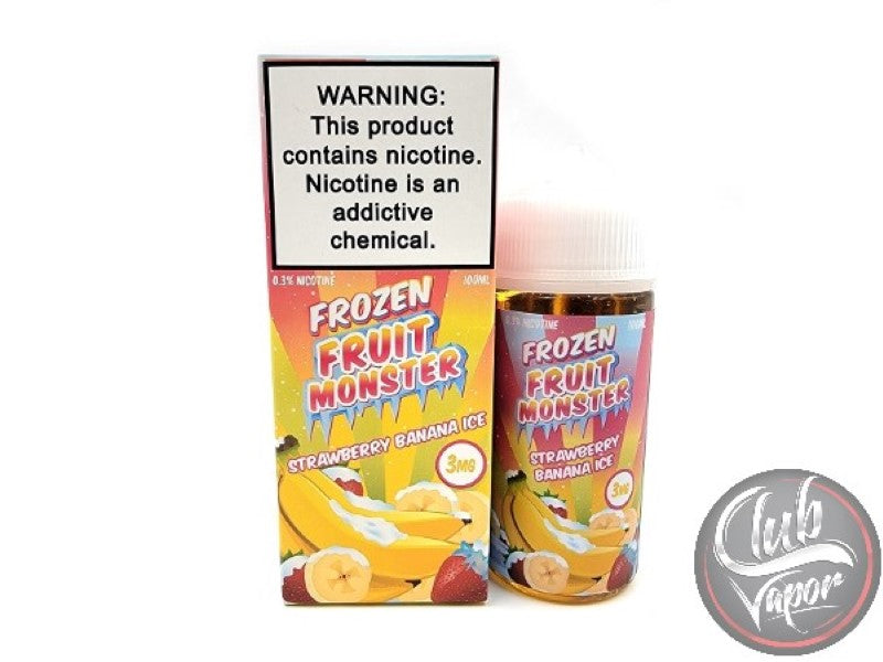Ice Strawberry Banana E-Liquid by Frozen Fruit Monster 100mL