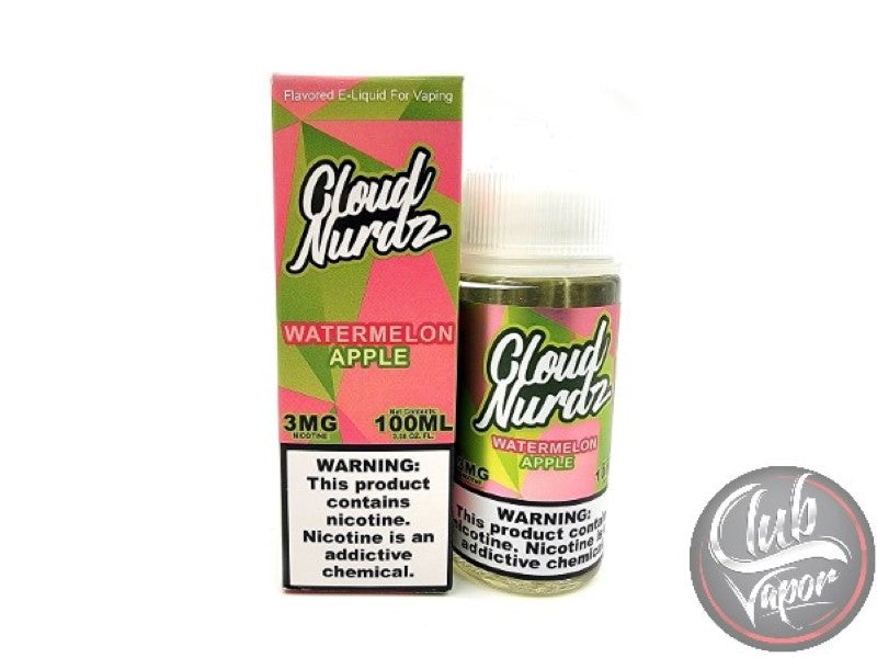 Watermelon Apple 100mL E-Liquid By Cloud Nurdz