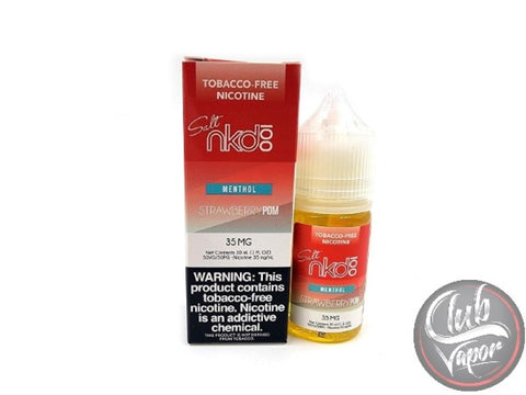 Naked 100 Salt Menthol Strawberry Pom E-Liquid 30mL