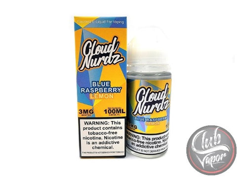 Blue Raspberry Lemon 100mL E-Liquid By Cloud Nurdz