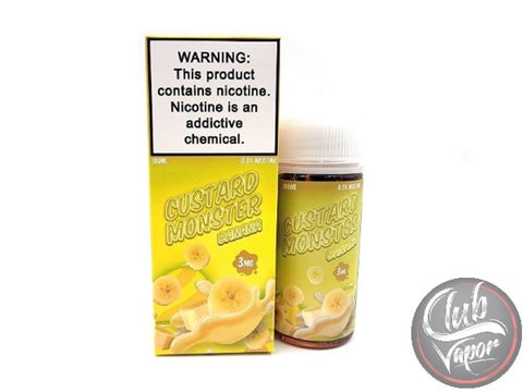 Banana Custard E-Liquid by Custard Monster 100mL