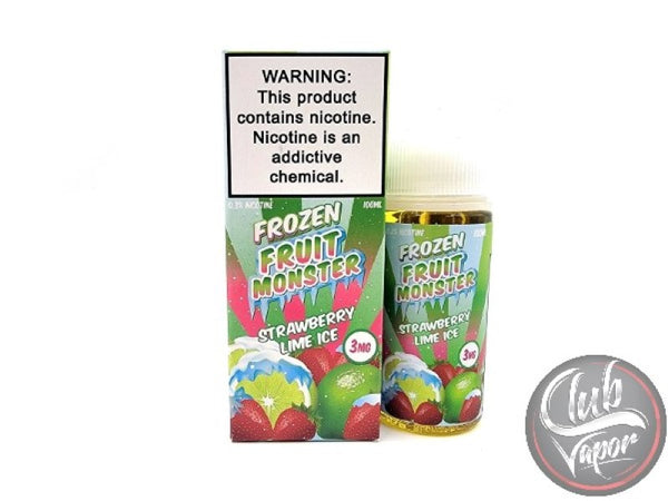 Ice Strawberry Lime E-Liquid by Fruit Monster 100mL Ice Strawberry Lime E-Liquid by Fruit Monster 100mL