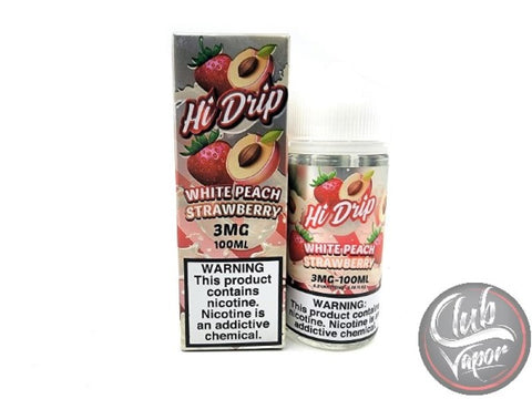 White Peach Strawberry 100mL E-Liquid by Hi-Drip E-Juice