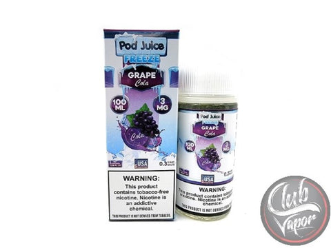 Grape Cola Freeze 100mL E-Liquid By Pod Juice Grape Cola Freeze 100mL E-Liquid By Pod Juice