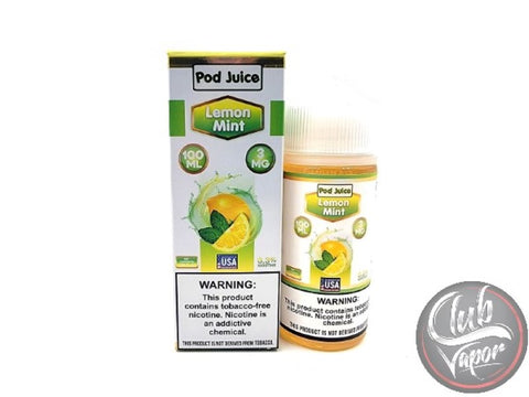 Lemon Mint 100mL E-liquid By Pod Juice
