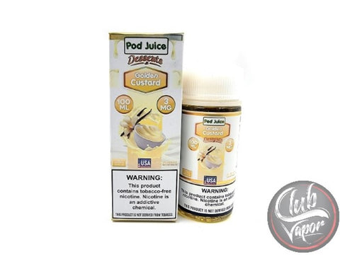 Golden Custard 100mL E-liquid By Pod Juice