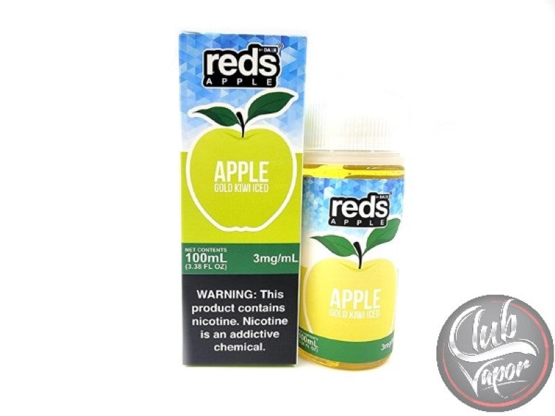Gold Kiwi Red's Apple ICED E-Juice by 7 Daze 100mL