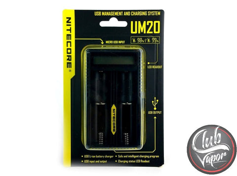 UM20 USB Intelligent Battery Charger by Nitecore - Club Vapor USA