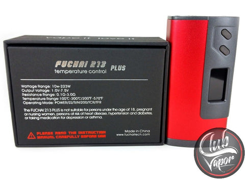 Fuchai 213W Plus Box Mod by Sigelei - Club Vapor USA - 1