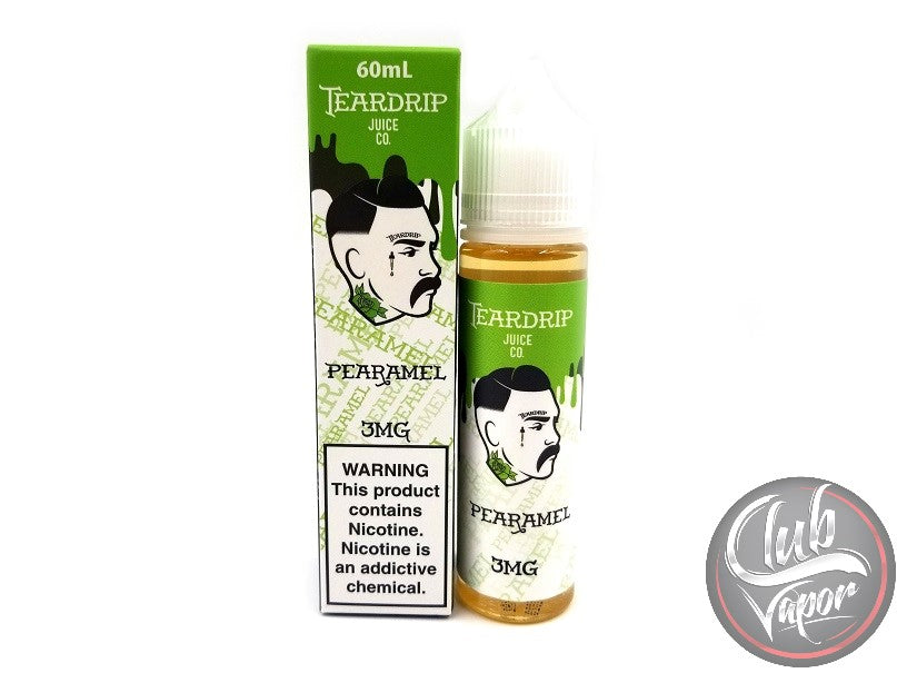 Pearamel 60mL E Liquid by TearDrip Juice Co. Pearamel 60mL E Liquid by TearDrip Juice Co.