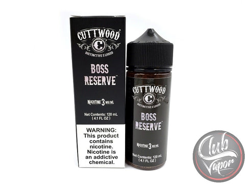 Boss Reserve 120mL E-Liquid by Cuttwood