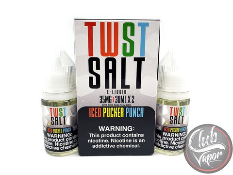 Iced Pucker Punch Salt Nicotine 60mL E-Liquid by Twist Salt