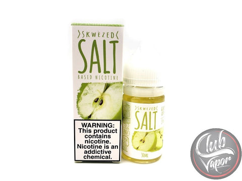 Green Apple Salt Nicotine E-Liquid by Skwezed Salt 30mL