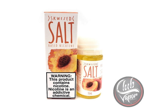 Peach Salt Nicotine E-Liquid by Skwezed Salt 30mL