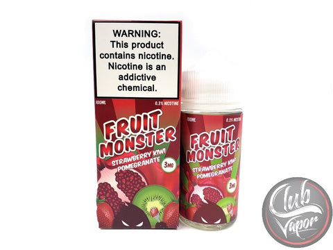 Strawberry Kiwi Pomegranate E-Liquid by Fruit Monster 100mL﻿