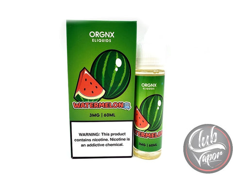 Ice Watermelon 60mL E-Juice by ORGNX Liquids