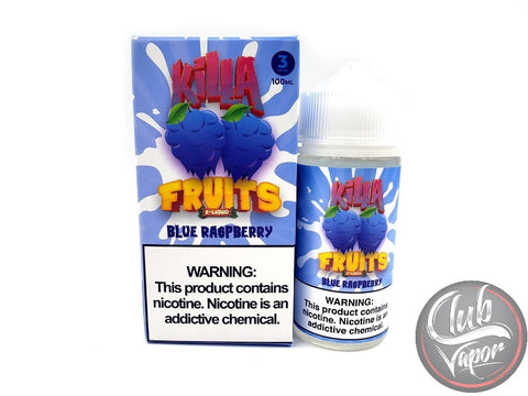 Blue Raspberry 100mL E-Liquid by Killa Fruits